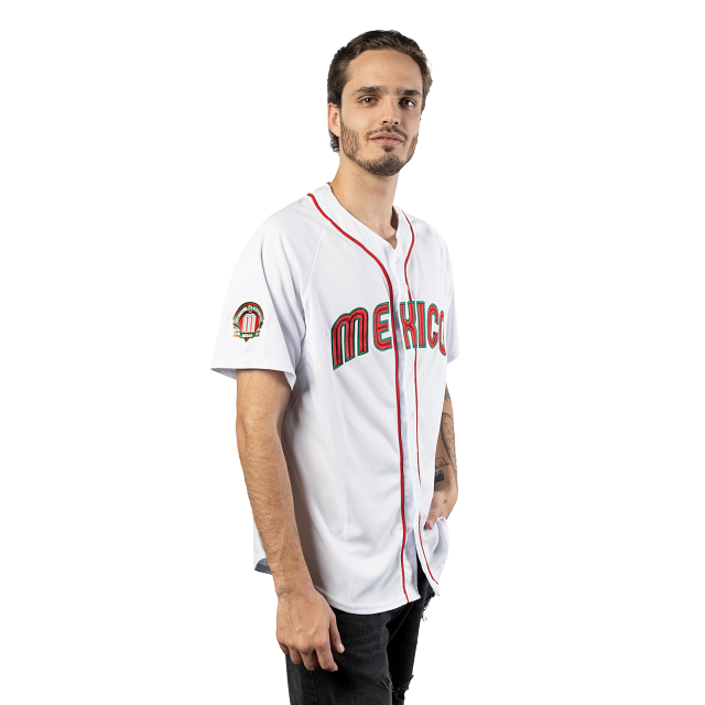 Jersey para Béisbol New Era México Home de Mujer