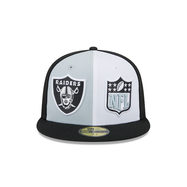 Gorra Las Vegas Raiders NFL 59FIFTY Fitted Negro y Gris D04_186