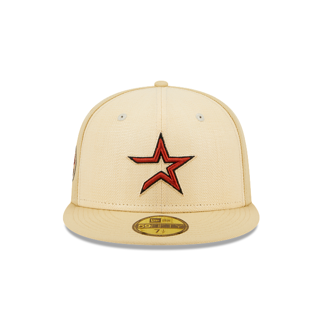 Houston Astros MLB Raffia Front 59FIFTY Cerrada