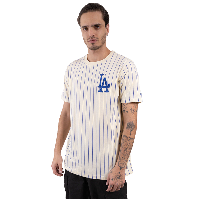 Playera New Era Los Angeles Dodgers MLB Throwback Hombre